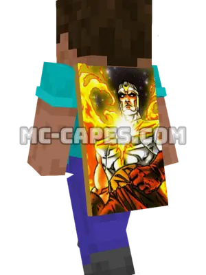Air-Walker Minecraft cape worn on a player