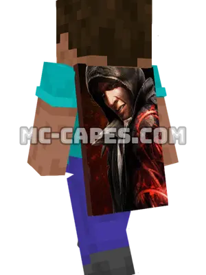 Alex Mercer Minecraft cape worn on a player