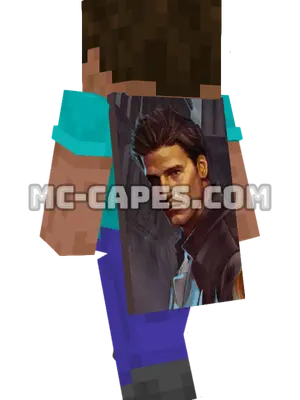 Angel Minecraft cape worn on a player