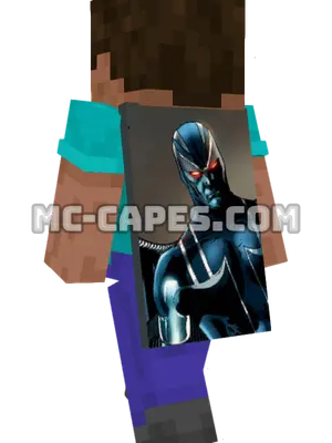 Archangel Minecraft cape worn on a player