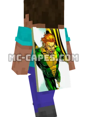 Banshee Minecraft cape worn on a player