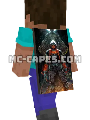 Batman Hoodie Minecraft cape worn on a player