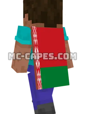 Belarus Flag Minecraft cape worn on a player