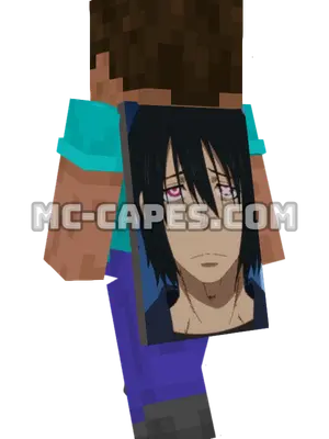 Benimaru Shinmon Minecraft cape worn on a player
