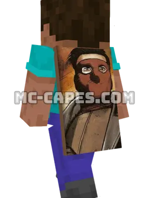 Big Daddy Minecraft cape worn on a player