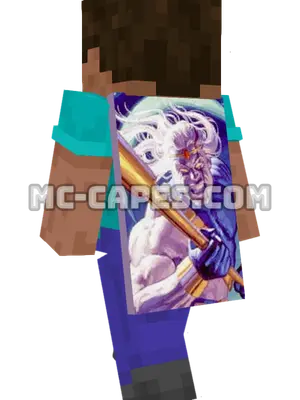 Blackwulf Minecraft cape worn on a player