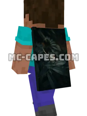 Butterfly on Leaves Minecraft cape worn on a player