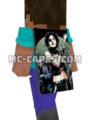Callisto Minecraft cape worn on a player