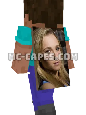 Claire Bennet Minecraft cape worn on a player