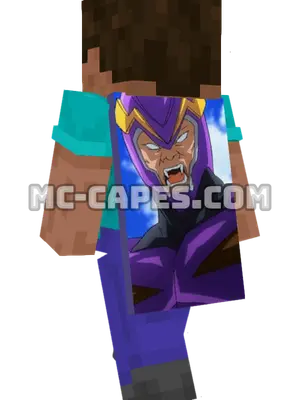 Cottonmouth Minecraft cape worn on a player