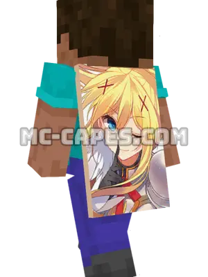 Darkness Minecraft cape worn on a player