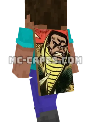 Diamondback Minecraft cape worn on a player