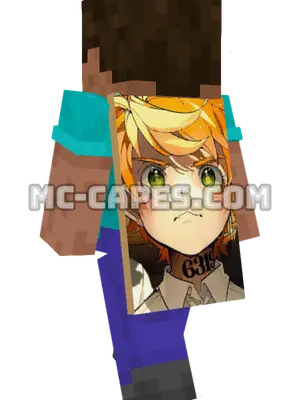 Emma Minecraft cape worn on a player
