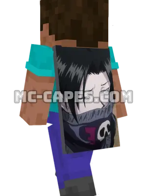 Feitan Portor Minecraft cape worn on a player