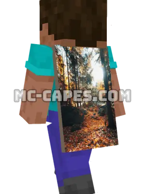 Finnish Forest Minecraft cape worn on a player