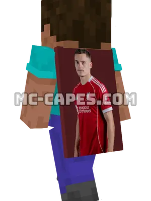 Florian Wirtz Minecraft cape worn on a player