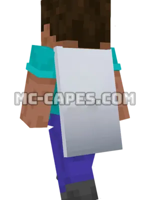 Foggy Lake Scene Minecraft cape worn on a player