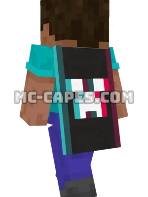 Follower's Minecraft cape worn on a player