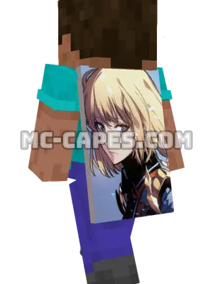 Hae-In Cha Minecraft cape worn on a player