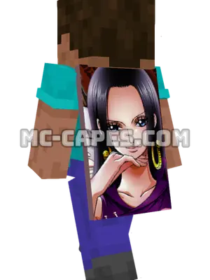 Hancock Boa Minecraft cape worn on a player