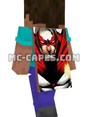 Hawk Minecraft cape worn on a player