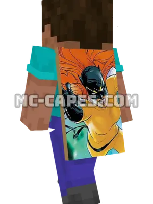 Hellcat Minecraft cape worn on a player