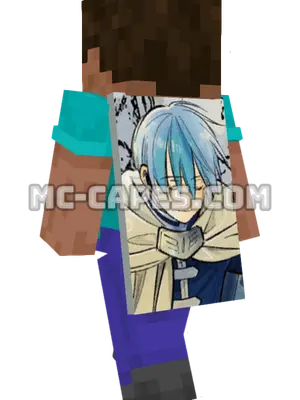 Himmel Minecraft cape worn on a player