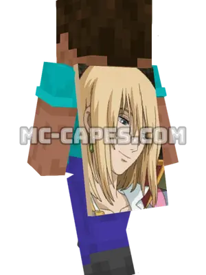 Howl Minecraft cape worn on a player