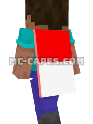 Indonesia Flag Minecraft cape worn on a player
