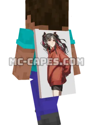 Ishtar Hoodie Minecraft cape worn on a player