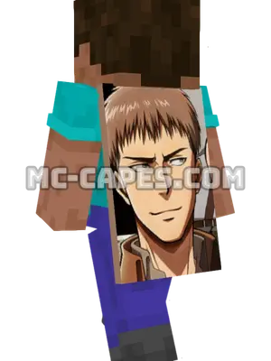 Jean Kirstein Minecraft cape worn on a player