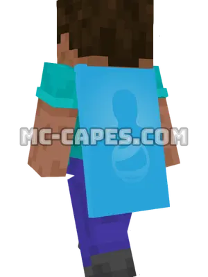 John Wraith Minecraft cape worn on a player