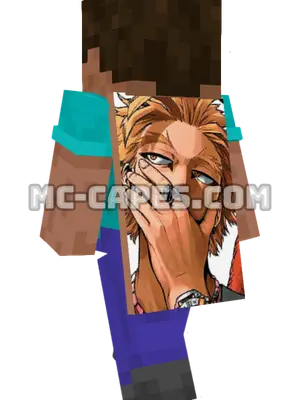 Keigo Takami Minecraft cape worn on a player