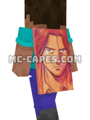 Kenzou Tenma Minecraft cape worn on a player