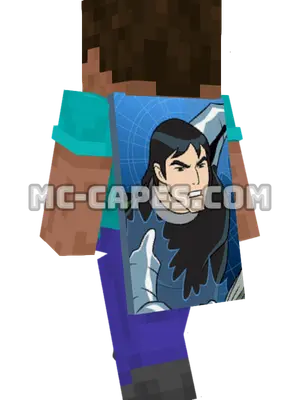 Kevin 11 Minecraft cape worn on a player
