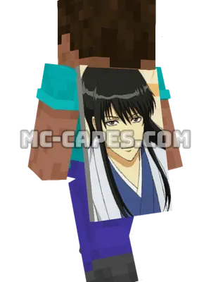 Kotarou Katsura Minecraft cape worn on a player