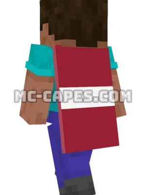 Latvia Flag Minecraft cape worn on a player
