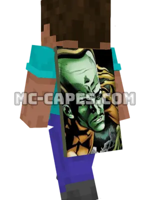 Leader Minecraft cape worn on a player
