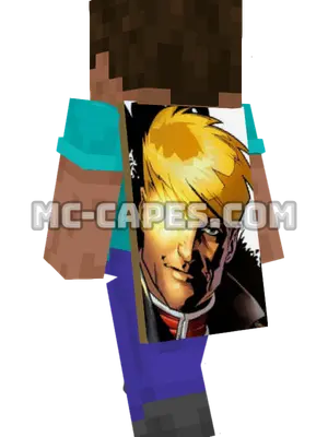 Longshot Minecraft cape worn on a player