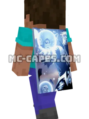Man of Miracles Minecraft cape worn on a player