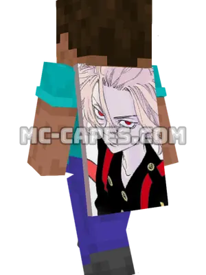 Manjirou Sano Minecraft cape worn on a player