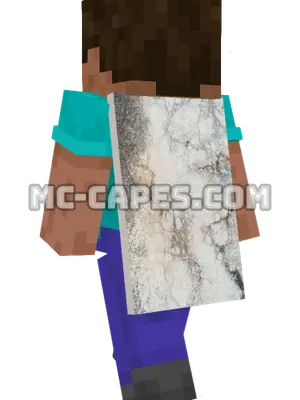 Marble Texture Minecraft cape worn on a player