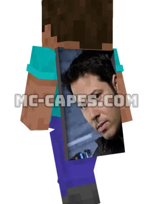 Matt Parkman Minecraft cape worn on a player