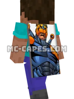 Maverick Minecraft cape worn on a player