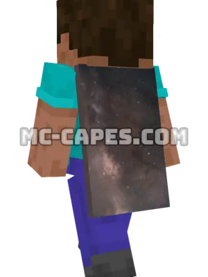 Milky Way Mexico Minecraft cape worn on a player