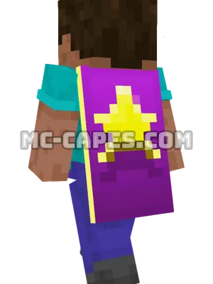 Millionth Customer Minecraft cape worn on a player