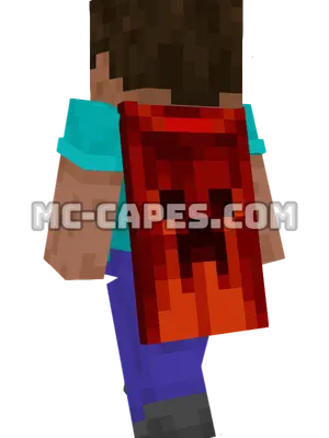MineCon 2011 Minecraft cape worn on a player