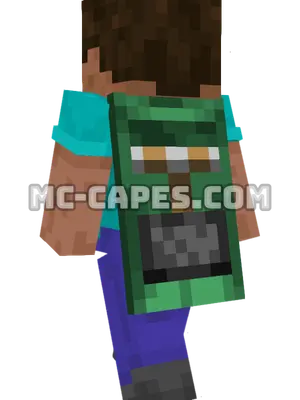 MineCon 2013 Minecraft cape worn on a player