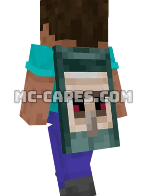 MineCon 2015 Minecraft cape worn on a player