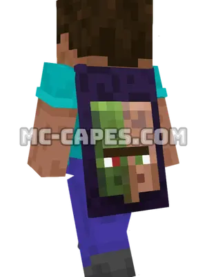 Minecraft Experience Minecraft cape worn on a player